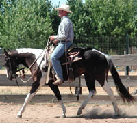 Freckles in training at 2 years old.