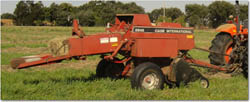 Case hay baler