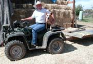 Jake on the quad with Bill.